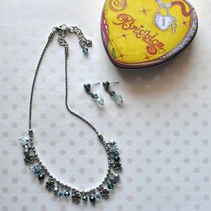 Brighton Cannes Blue Swarovski Crystals 16" Fringe